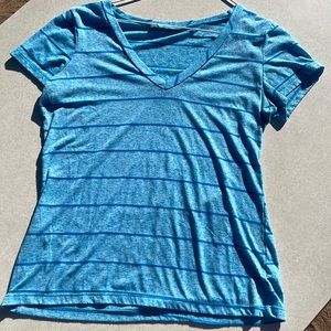 Maurice’s Womens Striped V-Neck T-Shirt Size XL Great Condition